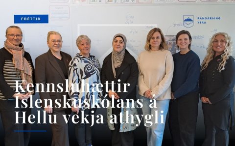 Kennsluhættir Íslenskuskólans á Hellu vekja athygli