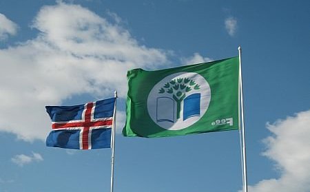 Leikskólinn Heklukot fær Grænfánann afhentan í fimmta sinn