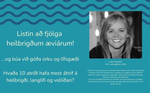 Fyrirlestur Lukku Pálsdóttur í Greenfit.