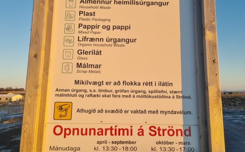 Frá Sorpstöð Rangárvallasýslu - Grenndarstöðvar