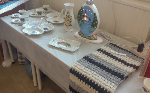 Handverkssýning félags eldri borgara