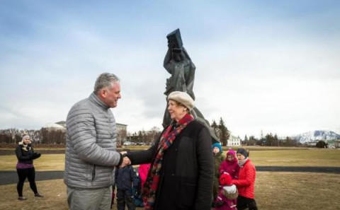 Sæmundarstund - Vigdís Finnbogadóttir verndari Oddafélagins