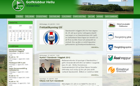 Íslandsmótið í golfi 2012 á Strandarvelli - Ný heimasíða GHR