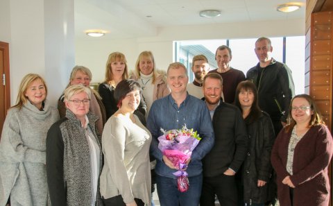 Starfsmenn Rangárþings ytra ásamt starfsmönnum og sveitarstjórnarfulltrúum úr Grímsnes og Grafningsh…