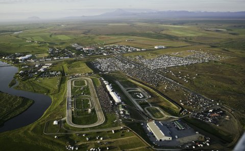 Yfirlitsmynd frá Landsmóti á Hellu 2008