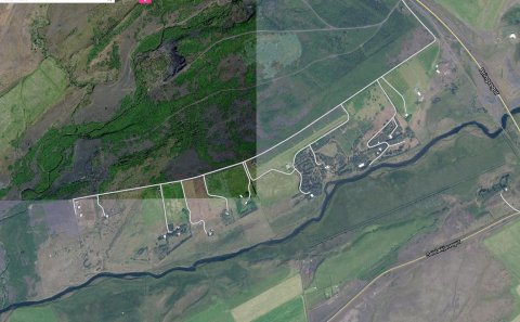 Íbúða- og frístundasvæði við Hróarslæk.