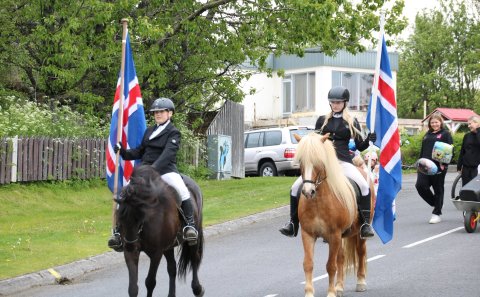 Fjölmenn þjóðhátíðargleði í Rangárþingi ytra