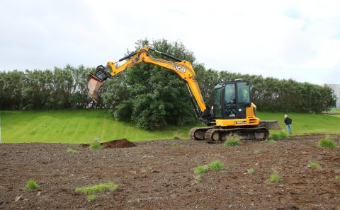 Framkvæmdir hefjast brátt við nýjan gervigrasvöll á Hellu