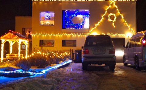 Úrslit jólaskreytingakeppninnar