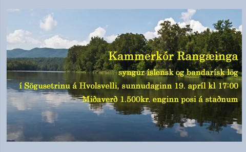 Tónleikar Kammerkórs Rangæinga