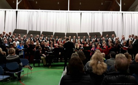 Frábærir jólatónleikar á Laugalandi