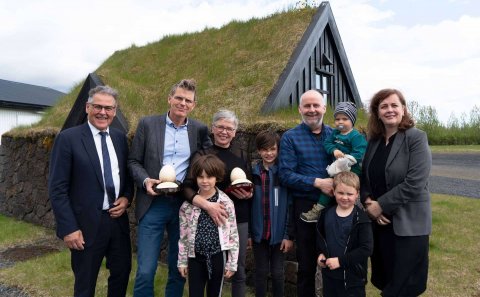 (F.v.) Árni Bragason landgræðslustjóri, Tryggvi Felixson formaður Landverndar, Sigríður Heiðmundsdót…