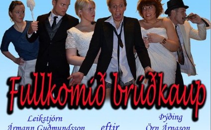 Fullkomið brúðkaup frumsýnt hjá Leikfélagi Rangæinga