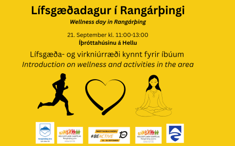 Lífsgæðadagur 21. september og íþróttavika #BEACTIVE