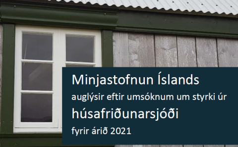 Auglýst eftir umsóknum í húsafriðunarsjóð