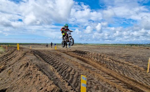 Mótorcross braut opnuð á Hellu!