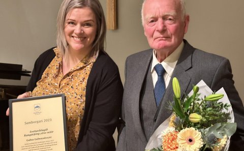 Samborgara veitt verðlaun