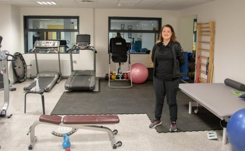 Hjördís Guðrún Brynjarsdóttir eigandi Sjúkraþjálfunar Rangárþings