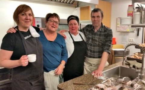 Frábær skötuveisla í Íþróttahúsinu Hellu