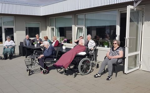 Á sólskinsdegi í sumar