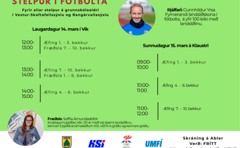 Stelpur í fótbolta - gjaldfrjálst námskeið