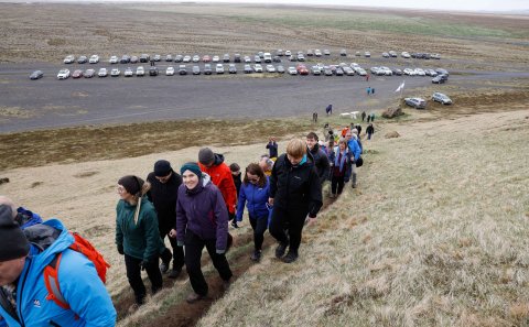 Rangæingar fylktu liði í stofngöngu FFRang