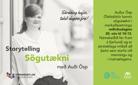 Námskeið í sögutækni á miðlum