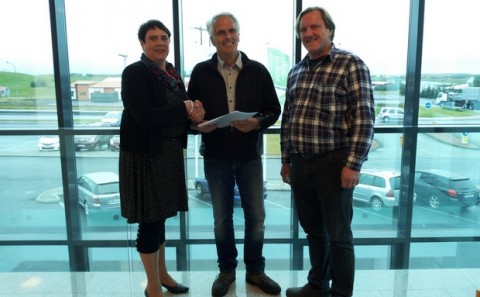 Stracta og Rangárþing ytra skrifa undir lóðarleigusamning