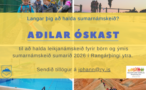 Aðilar óskast til að halda sumarnámskeið 2026