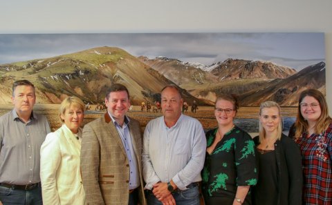 F.v. Þröstur Sigurðsson (D), Eydís Þ. Indriðadóttir (D), Ingvar Pétur Guðbjörnsson (D), Eggert Valur…