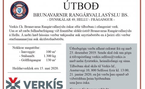 Útboð - Brunavarnir Rangárvallasýslu - frágangur